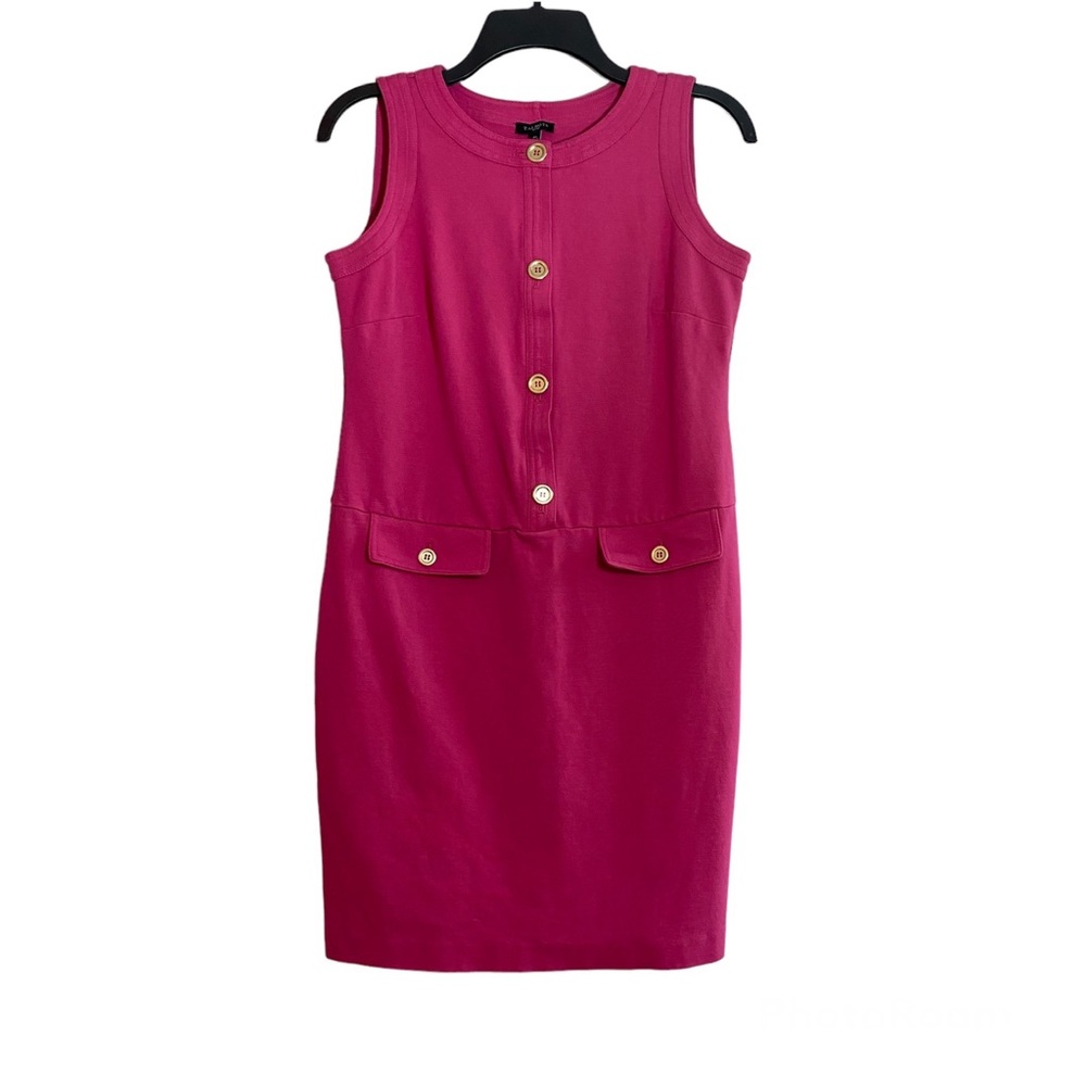 Talbots Pink Sheath Sleeveless Dress women’s size 6